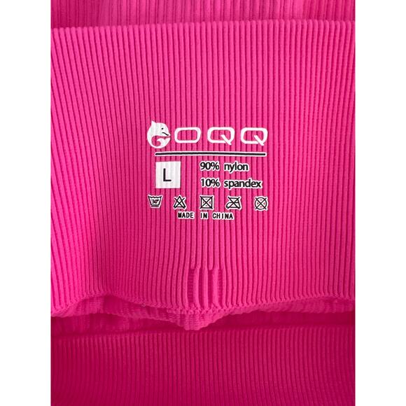 MINI SKIRT HOT PINK SPANDEX 80'S SIZE LARGE - Picture 7 of 7